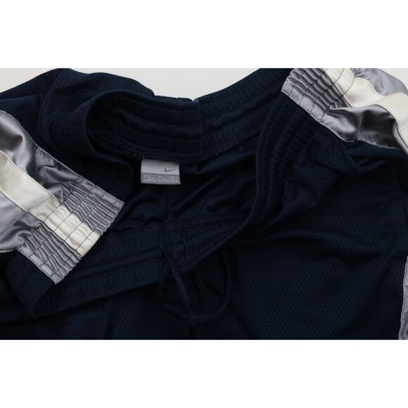 Vintage Nike Mens XL Travis Scott Mini Swoosh Heavy Mesh Basketball Shorts Blue - Picture 7 of 11